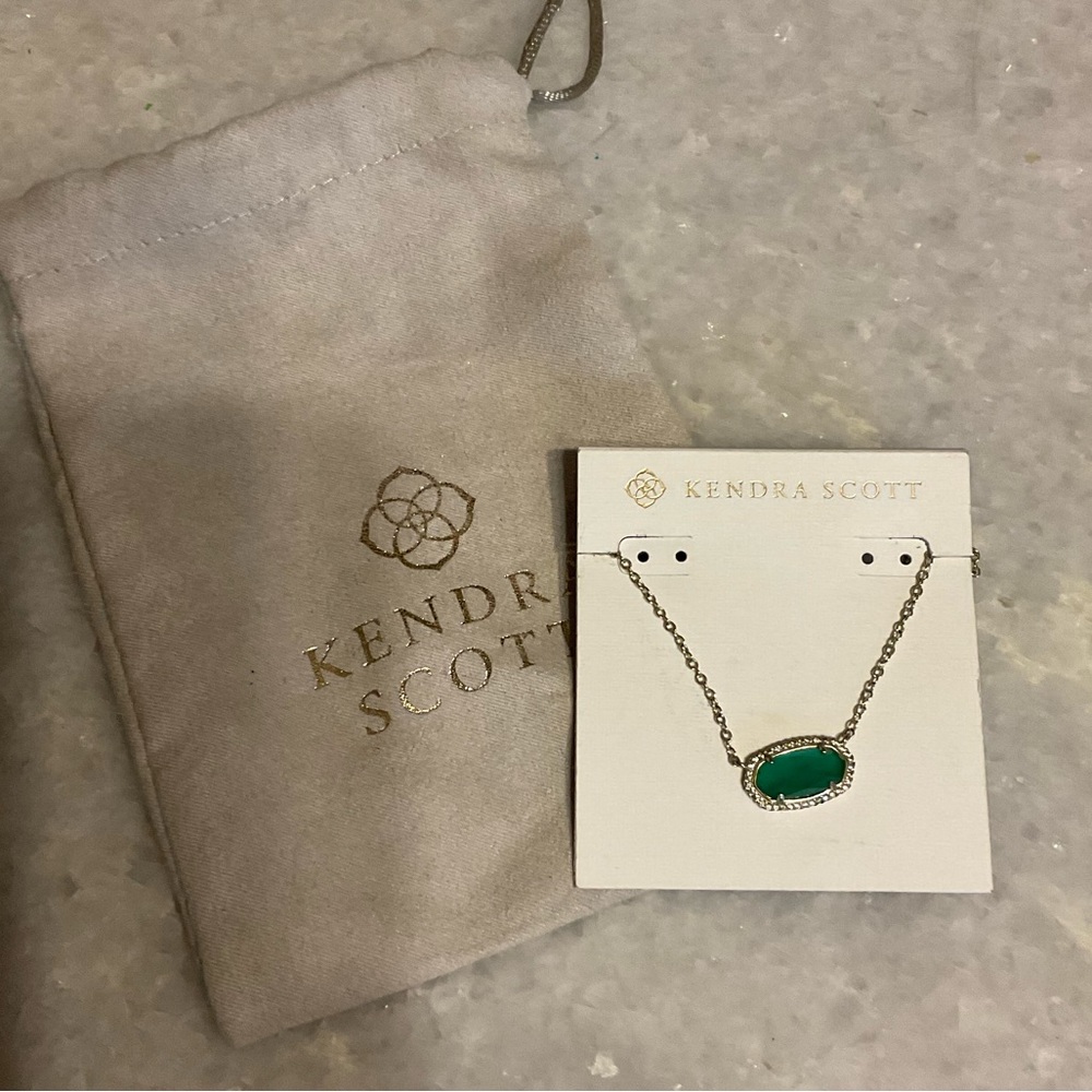 Kendra Scott Elisa Luxe in Emerald Green